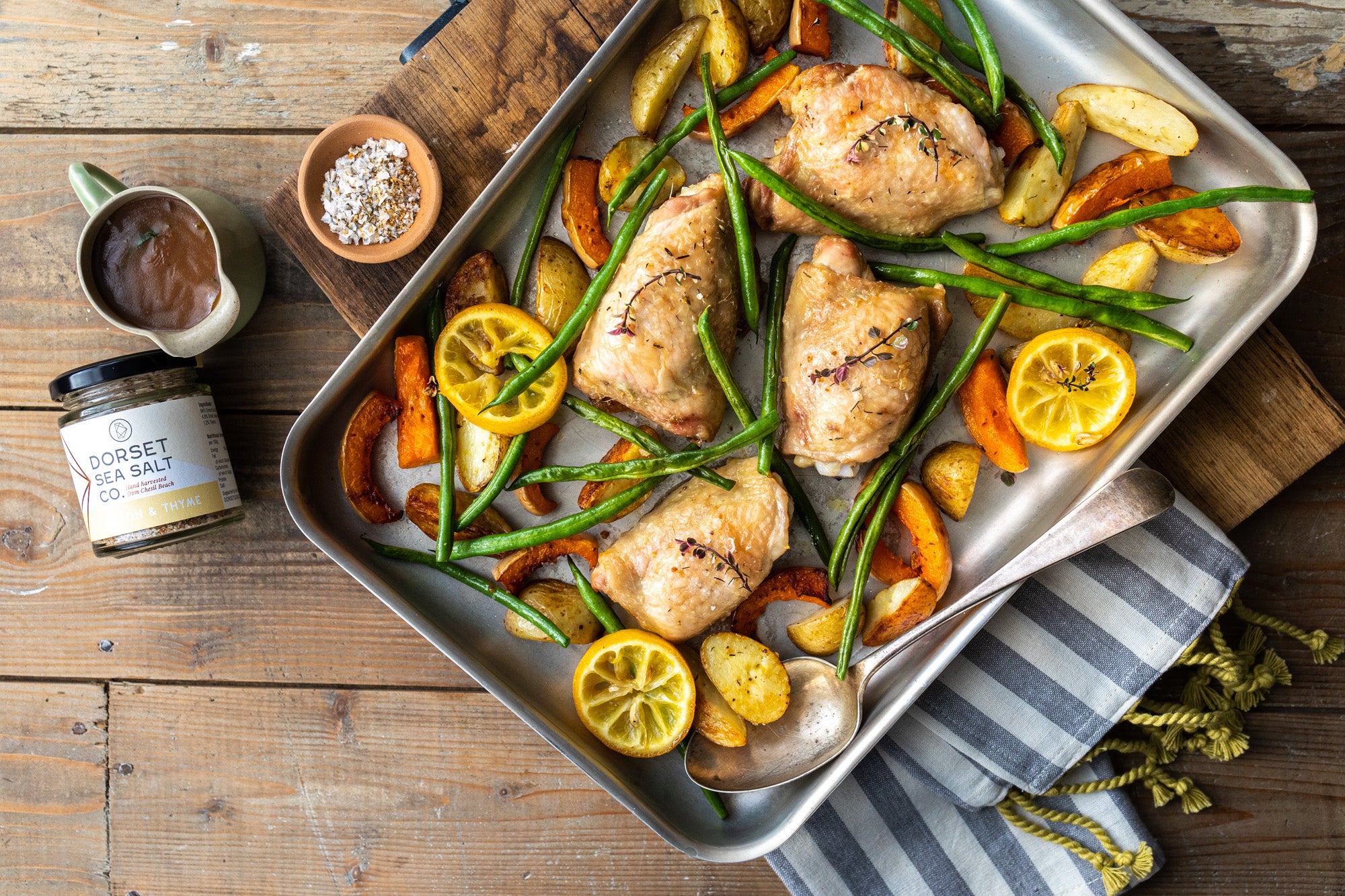 Lemon & Thyme Chicken Traybake – Dorset Sea Salt Co.